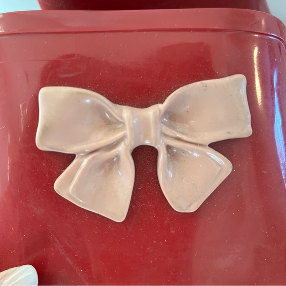 Short Red Rain Boots with Bow & pointed toe | Size 6 🎀 - Picture 2 of 6